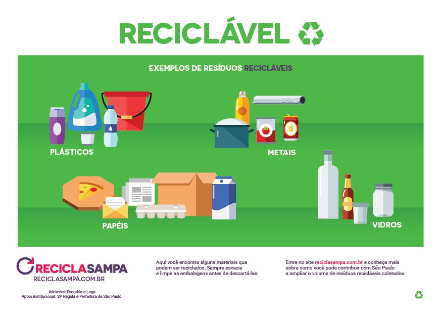 Cartaz reciclável A4 / Horizontal