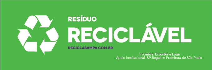 Adesivo Reciclável / Retangular